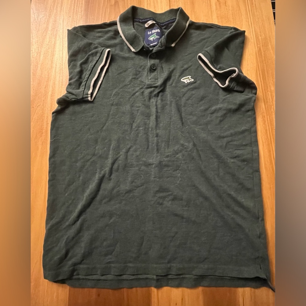 Le Shark Men's Green Polo Shirt